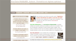 Desktop Screenshot of evaclaire.fr